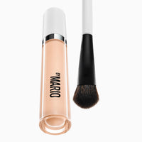 A image of Makeup By Mario's F5 Concealer Brush and a SurrealSkin™ Awakening Concealer bottle. 
