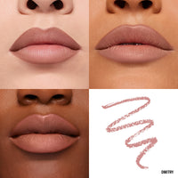 Lip Macros of Makeup By Mario's Ultra Suede® Sculpting Lip Pencil in shade Dmitry (Nude Biege)