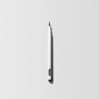 Front view of the Master Mattes® Liquid Liner in Super Black with the cap off. 