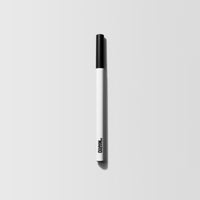 Front view of the Master Mattes® Liquid Liner in Super Black with the cap on.