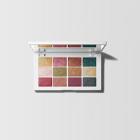 Front image of the Master Metallics® Eyeshadow Palette which has 12 metallic shades. 