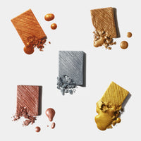 All shades of the Master Metals® Eyeshadow Palette next to each other. 