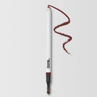 Front Facing View of Makeup By Mario's Ultra Suede® Sculpting Lip Pencil in shade Jeff (Intense Deep Brown)