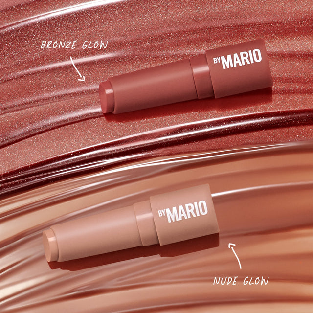 Product swatch of the two shades of the MoistureGlow™ On The Go.