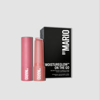 Front view with the box of the MoistureGlow™ On The Go kit in shade Bare & Rose Glow.