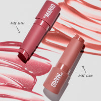 Product swatch of the two shades of the MoistureGlow™ On The Go.